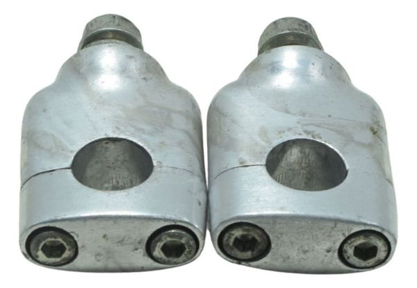 Par Riser Guidão Honda Pcx 150 14-15 Original - Prateado