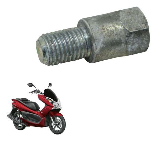 Suporte Parafuso Adaptador Retrovisor Honda Pcx 150 14-15 Suporte Parafuso Adaptador Retrovisor Honda Pcx 150 14-15