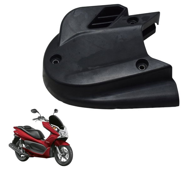 Tampa Acabamento Motor Esquerdo Honda Pcx 150 14-15 Original Preto