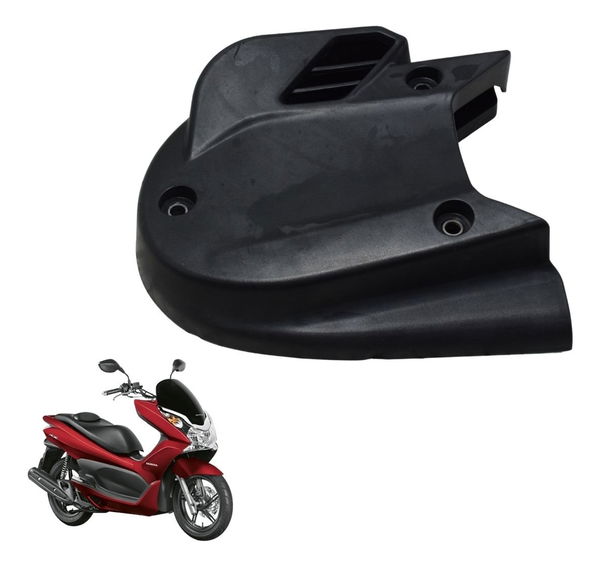 Tampa Acabamento Motor Esquerdo Honda Pcx 150 14-15 Original - Preto
