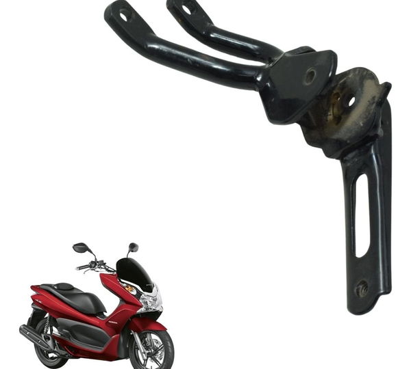 Suporte Pedaleira Traseira Direita Honda Pcx 150 14-15 Origi Preto