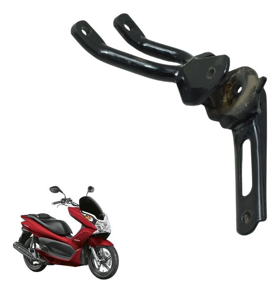 Suporte Pedaleira Traseira Direita Honda Pcx 150 14-15 Origi - Preto