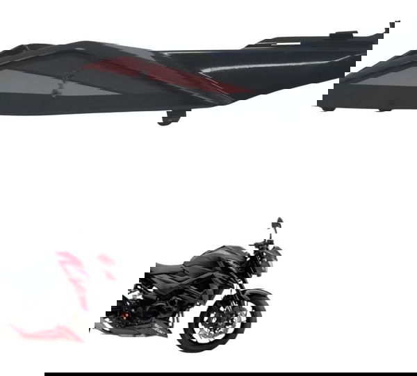 Carenagem Lateral Rabeta Dir C/avaria Suzuki Gsx-s 750 18-23