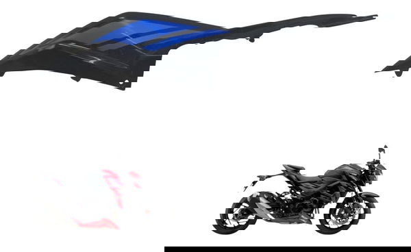 Carenagem Lateral Rabeta Esq C/avaria Suzuki Gsx-s 750 18-23