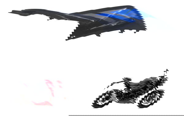 Carenagem Lateral Rabeta Dir Suzuki Gsx-s 750 18-23 Original - Azul