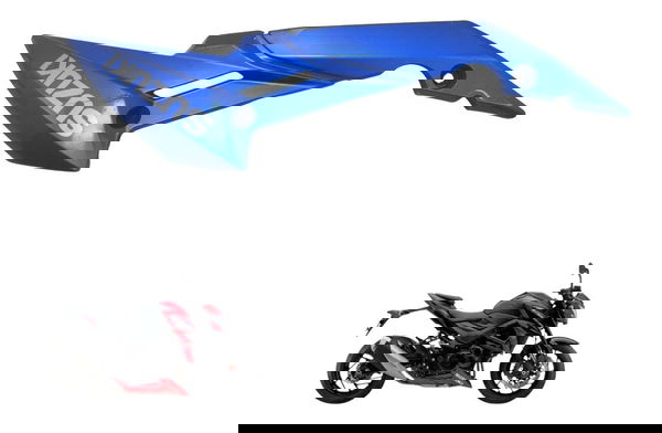 Spoiler Lateral Direito C/avaria Suzuki Gsx-s 750 18-23 Orig