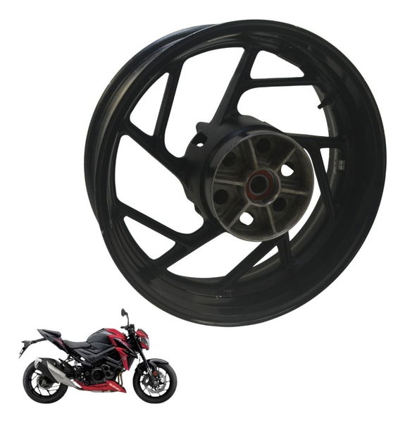 Roda Traseira Suzuki Gsx-s 750 18-23 Original - Preto