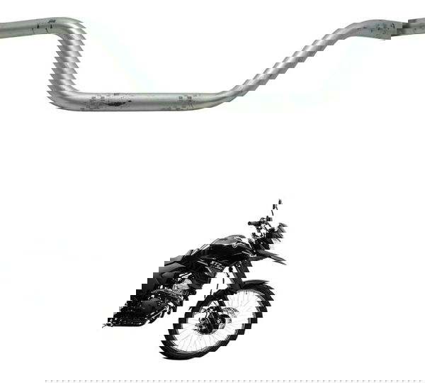 Guidão Yamaha Xtz 250 Lander 19-23 Original Prateado