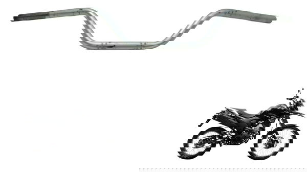 Guidão Yamaha Xtz 250 Lander 19-23 Original - Prateado