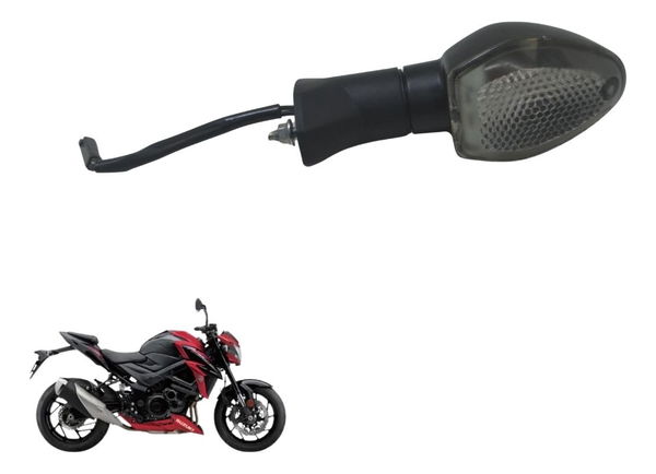 Pisca Dianteiro Esquerda Suzuki Gsx-s 750 18-23 Original - Esquerdo - Preto