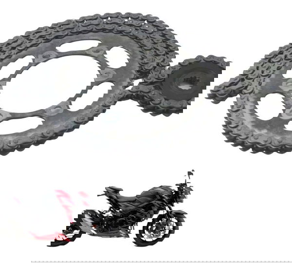 Kit Relação Suzuki Gsx-s 750 18-23 Original Cinza-escuro