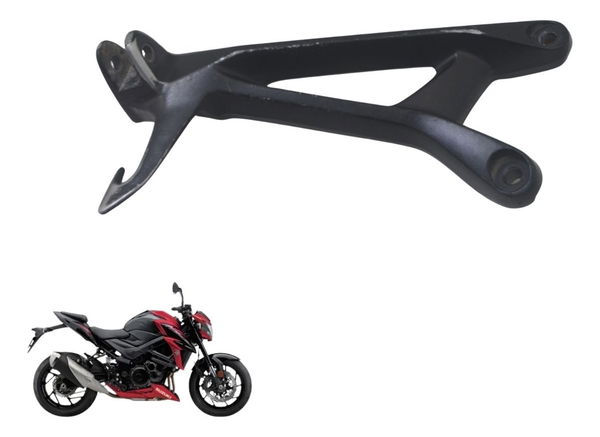 Suporte Pedaleira Traseira Esq Suzuki Gsx-s 750 18-23 Origi - Preto