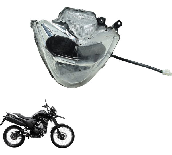 Farol C/ Avaria Yamaha Xtz 250 Lander 19-23 Original