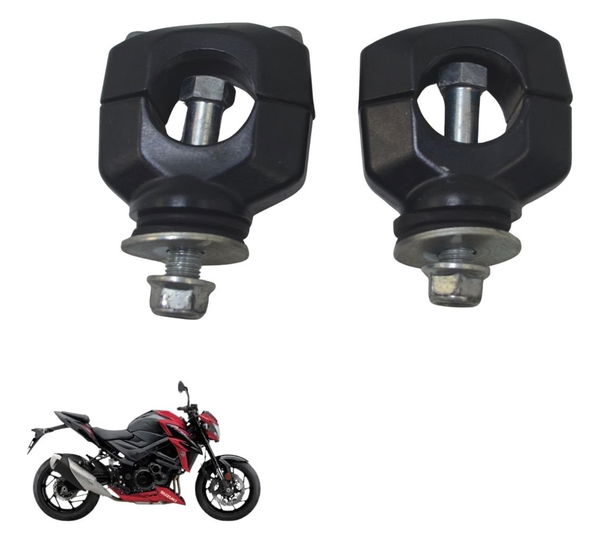 Par Riser Guidão Suzuki Gsx-s 750 18-23 Original Preto