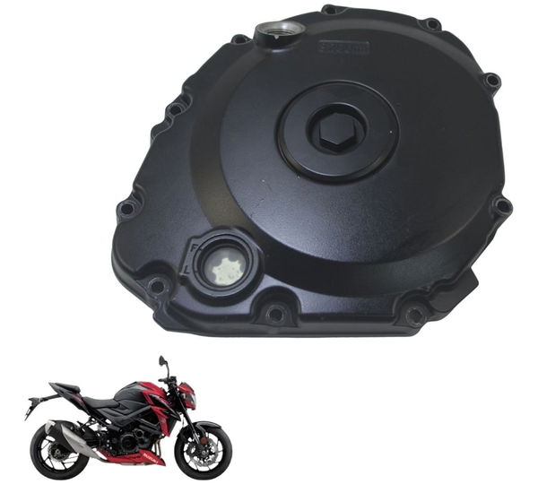 Tampa Motor Direita Embreagem Suzuki Gsx-s 750 18-23 Origi Preto