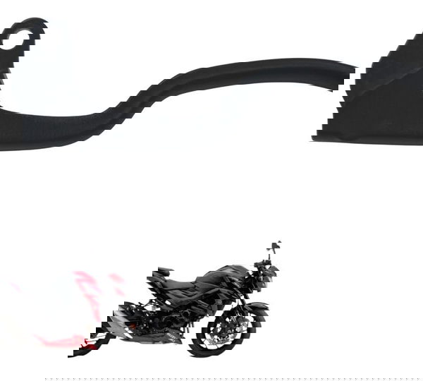 Manete Embreagem C/ Avaria Suzuki Gsx-s 750 18-23 Original Preto