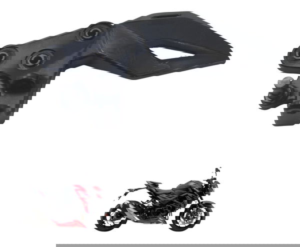 Suporte Pedaleira Dianteira Esq Suzuki Gsx-s 750 18-23 Origi - Preto
