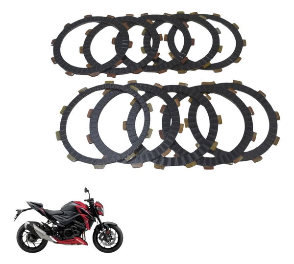 Kit Disco C/avaria Embreagem Paralelo Suzuki Gsx-s 750 18-23