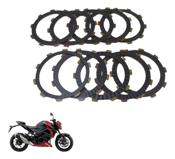 Kit Disco C/avaria Embreagem Paralelo Suzuki Gsx-s 750 18-23
