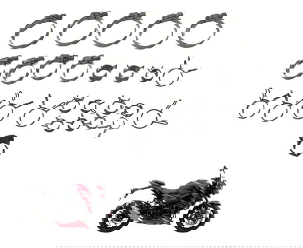 Kit Abraçadeira Diversas Suzuki Gsx-s 750 18-23 Original