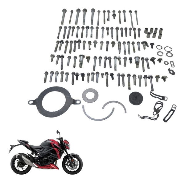 Kit Parafuso Motor Diversos Suzuki Gsx-s 750 18-23 Original