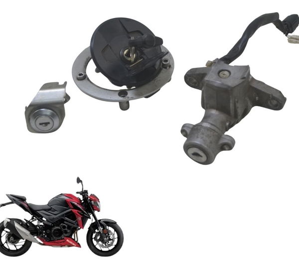 Kit Chave Ignição Suzuki Gsx-s 750 18-23 Original