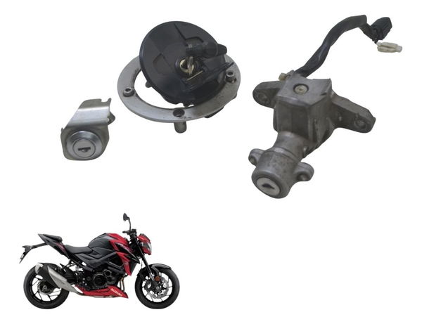 Kit Chave Ignição Suzuki Gsx-s 750 18-23 Original