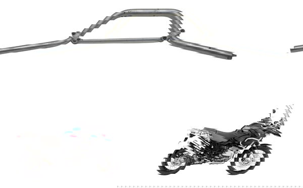 Guidão Bmw R 1200 Gs Adv 04-07 Original - Prateado