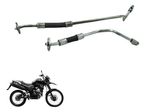 Par Mangueira Óleo Yamaha Xtz 250 Lander 19-23 Original Par Mangueira Óleo Yamaha Xtz 250 Lander 19-23 Original