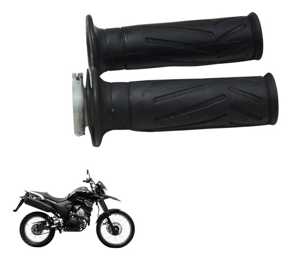 Par Manopla Yamaha Xtz 250 Lander 19-23 Original - Preto