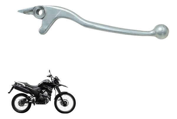 Manete Freio C/ Detalhes Yamaha Xtz 250 Lander 19-23 Orig - Prateado