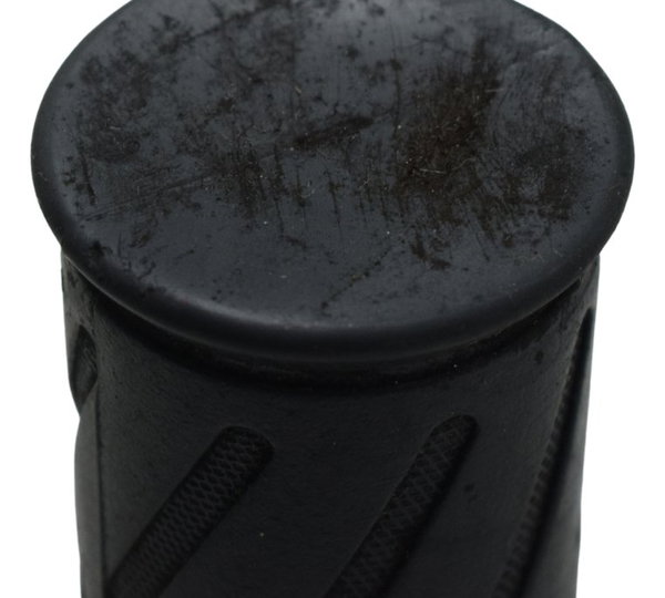 Manopla Direita C/ Detalhes Yamaha Xtz 250 Lander 19-23 Orig Preto