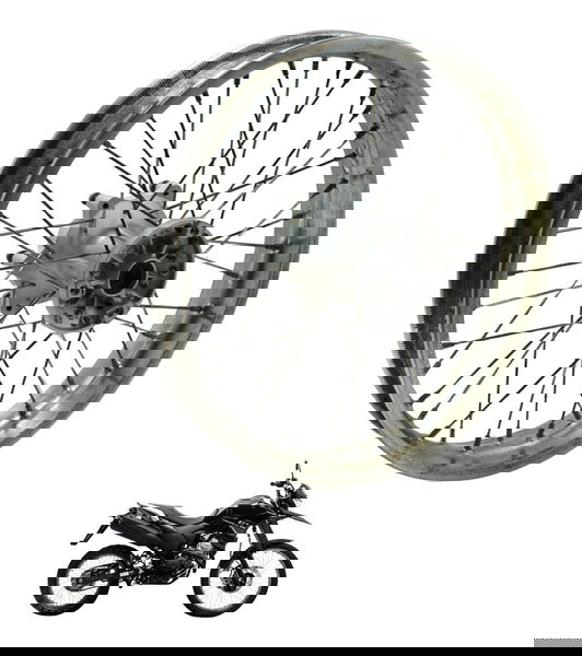 Roda Traseira Yamaha Xtz 250 Lander 19-23 Original - Prateado