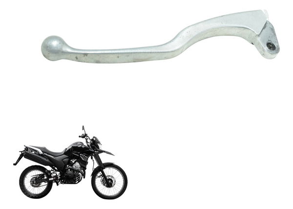 Manete Embreagem C/ Detalh Yamaha Xtz 250 Lander 19-23 Orig - Prateado