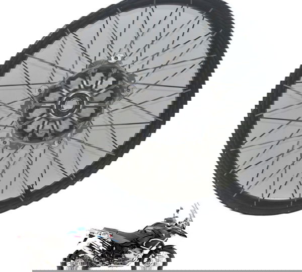 Roda Dianteira Bmw R 1200 Gs Adv 04-07 Original Preto