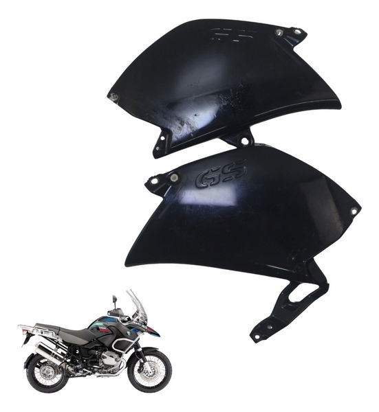 Par Carenagem Aba Lateral Tanque Bmw R 1200 Gs Adv 04-07 - Preto