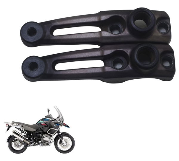 Par Suporte Espelho Bmw R 1200 Gs Adv 04-07 Preto