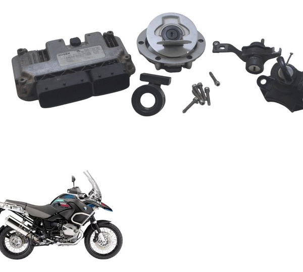 Kit Chave Módulo Code Bmw R 1200 Gs Adv 04-07 Original