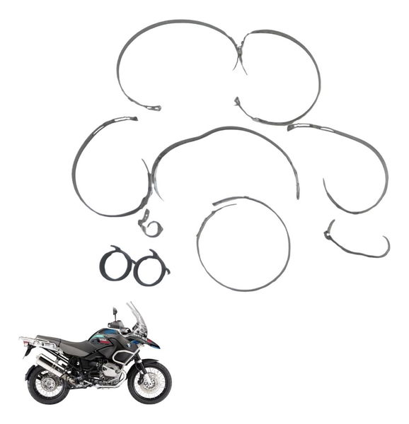 Kit Abraçadeiras Diversas Bmw R 1200 Gs Adv 04-07 Original