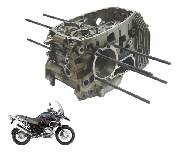 Carcaça Bloco Motor Nfe Bmw R 1200 Gs Adv 04-07 Original