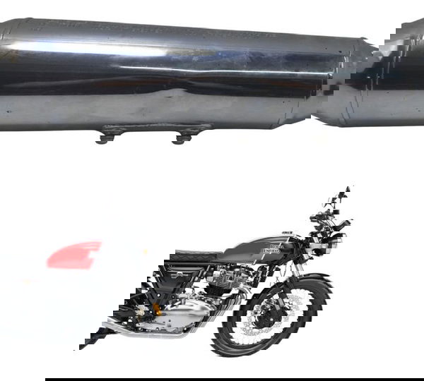 Ponteira Escape Dir C/detalhe Royal Continental 650 Gt 21-24