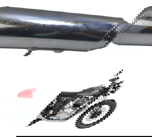 Ponteira Escape Esq Royal Continental 650 Gt 21-24 Original