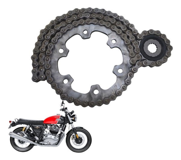 Kit Relação Royal Continental 650 Gt 21-24 Original - Cinza-escuro