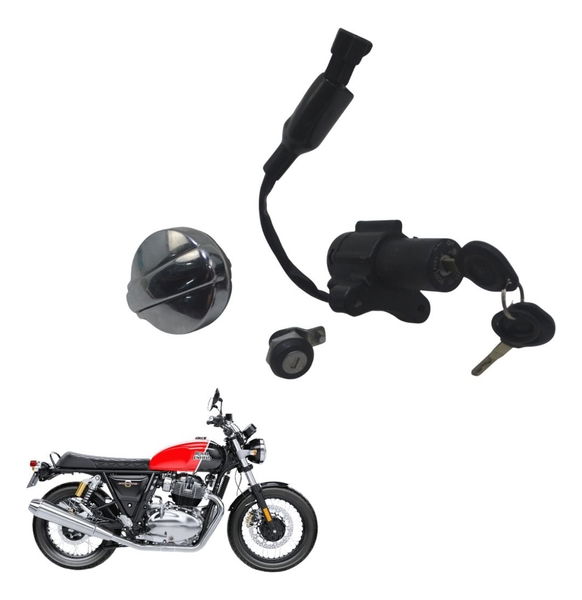 Kit Chave Ignição Royal Continental 650 Gt 21-24 Original