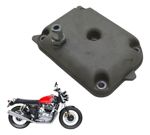 Tampa Respiro Royal Continental 650 Gt 21-24 Original Cinza-escuro