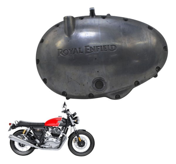 Tampa Motor Embreagem Royal Continental 650 Gt 21-24 Origina - Cinza-escuro