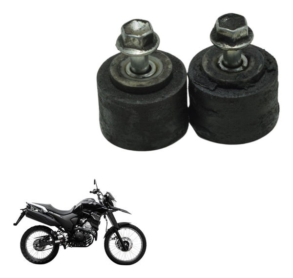 Par Coxim Suporte Yamaha Xtz 250 Lander 19-23 Orig Par Coxim Suporte Yamaha Xtz 250 Lander 19-23 Orig