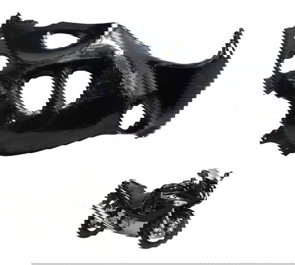 Carenagem Lateral Dir C/avaria Suzuki Gsx 750f Monica 99-08 Preto