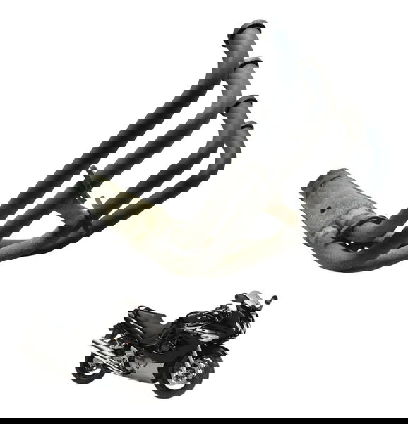 Curva Escape Suzuki Gsx 750f Monica 99-08 Original