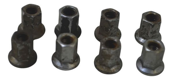 Jogo Porca Escape Honda Cbr 1000rr 12-15 Original